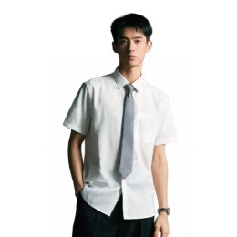 【網上選購中學短袖襯衫校服】|吳祥川紀念中學|香港現貨|純白色經典設計|標準翻領款式|的確涼布料|胸前口袋刺繡校徽|現貨校服供應商  SSU-020 【網上選購中學短袖襯衫校服】|吳祥川紀念中學|香港現貨|純白色經典設計|標準翻領款式|的確涼布料|胸前口袋刺繡校徽|現貨校服供應商  SSU-020